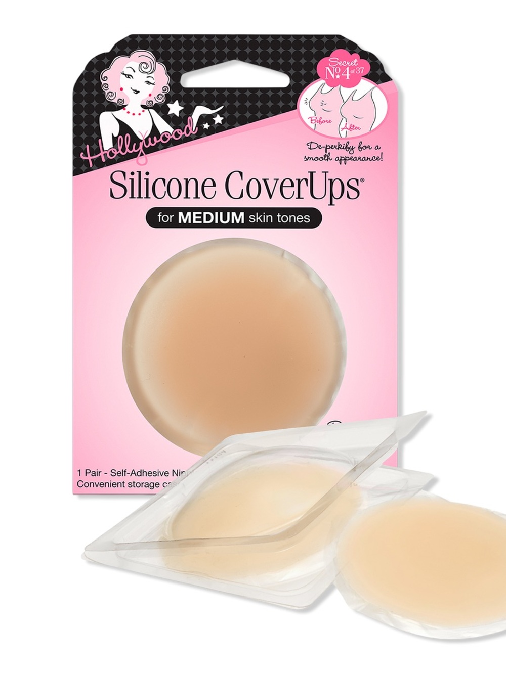 Hollywood Fashion Secrets Silicone CoverUps - Medium Skin Tones